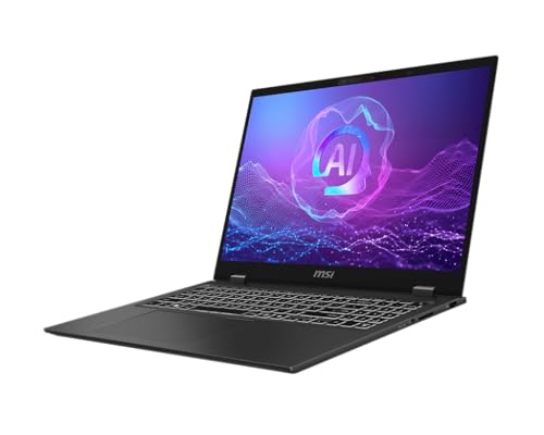 MSI Prestige 16 AI+ Evo B2VMG-004FR: Intel Core Ultra 7 258V - 32GB LPDDR5x - 1TB SSD - Intel Arc Graphics - 16' 16:10 UHD+ 4K (3840 x 2400) OLED - Windows 11 Professional