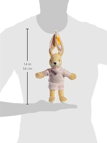 Steiff Unisex Hoppel 20 Rosa Hase, Rosa, 0-18 Monate EU