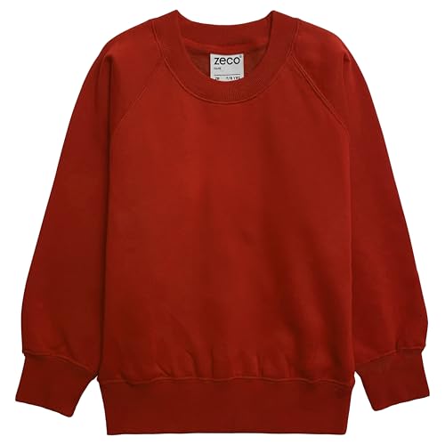 Zeco Unisex Rundhalsausschnitt Sweatshirt SS3120/RED/32