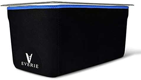 EVERIE Sous Vide Container 7 Quart with Silicone Lid and Sleeve Compatible with Anova Nano or new Anova AN500-US00