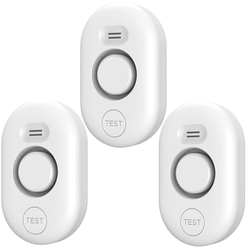 Image of 3 Pack WD61 Water Leak Detector for Home, Support Pair with METAK W13 WiFi Gateway (Sold Separately) for App Alert, Water Flood/Drip Sensor Alarm for Basement/Kitchen/Bathroom/Laundry Room,Sink/Pipe