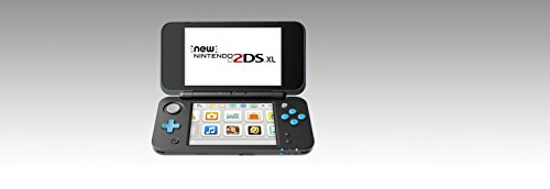 Nintendo New 2Ds Xl - Black + Turquoise #TOP7