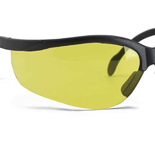 Image of Walker's Sport High-Grade Polycarbonate Lenses Half Frame Soft Rubber Nose Piece Adjustable Safety Shooting Glasses