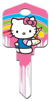 HELLO KITTY PAINT KW House Key