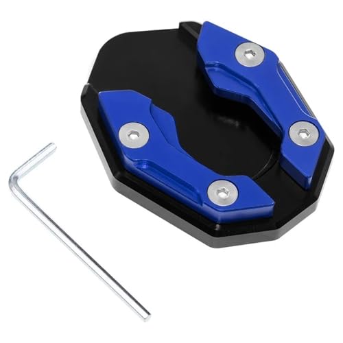 Extension de béquille NMAX 155 en alu CNC pour stabiliser votre moto sur sol meuble