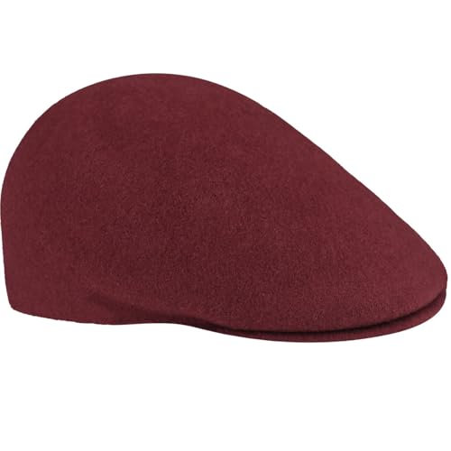 Image of Kangol Seamless Wool 507 Hat - Deep Plum /L Ivy Caps & Flat Caps