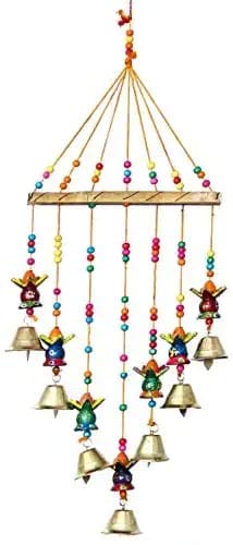 Goranshi Handicrafts Multicolor Kalash Wind Chimes Wall Hanger || Gift for Clients, Customers, Family & Friends Home, Office, Thank You Gift, House Warming, New Year, Promotion Gift