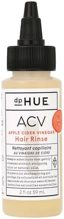 Apple Cider Vinegar Hair Rinse, 2 oz - Shampoo Alternative, Scalp Cleanser & Post Workout Rinse - Removes Buildup & Sweat - Protects Natural Hair Oils