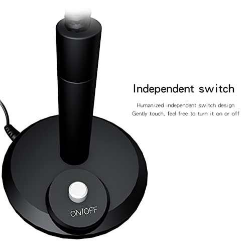 Stereo Microphone with Stand for PC,Laptop.Ideal for Streaming,Chatting,Recording,Conference Call,3.5mm Jack - Black - Image 4