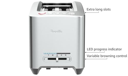 Breville-Smart-Toaster-149-x-77-x-75-inches-Stainless-Steel Breville Smart Toaster 149 x 77 x 75 inches Stainless Steel