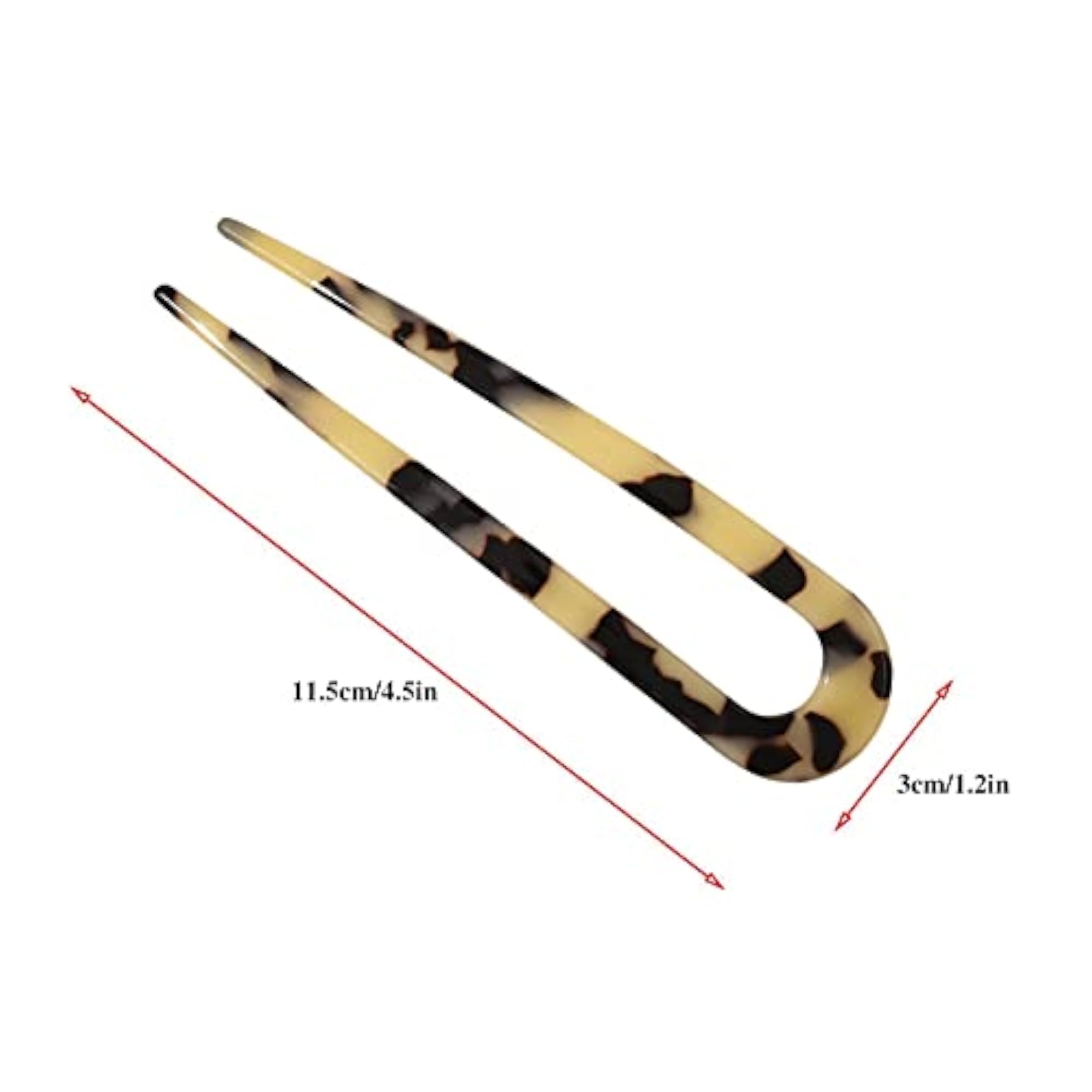 6PCS U Shaped Hair Pins for Casual Elegance