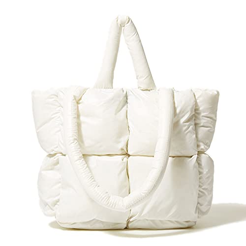 Bolso tote acolchado grande y liviano para mujer miniatura 1