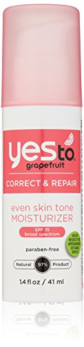 Yes to Grapefruit Even Skin Tone Moisturizer SPF 15, 1.4 Fluid Ounce