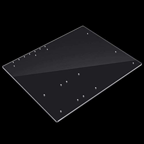 ASHATA PC Open Frame Test Bench, caja transparente abierta de acrílico para ATX miniatura 7