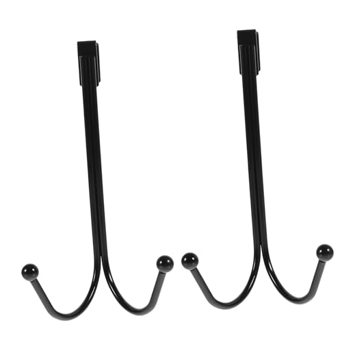 NAMOARLY Modern Door Hanger Hooks 2 Pack No-Screw Coat Hook Wall Organizer for Coats Bags