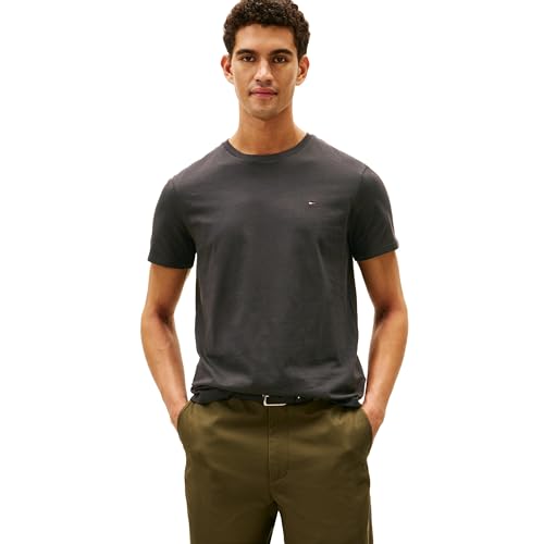 Image of Tommy Hilfiger Mens Flag Crew Neck T-Shirt