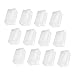 12pcs Boxes Ice Cream Box Square Container Food Containers Ice Cream Containers Clear Candy Boxes Cupcake Boxes Cupcake Holder Wedding Ceremony Decorations Foam Box Mini Pvc