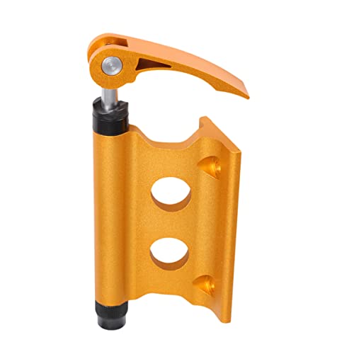 Gogogmee Mountain Bike Front Wheel Holder Bike Block Fork Mount Quick Release Skewer Alloy Construction Versatile Mounting