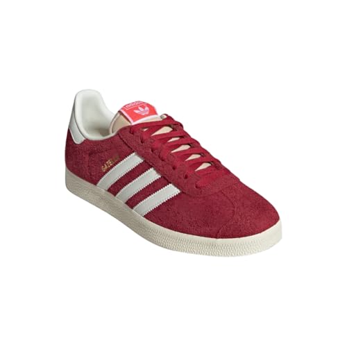 Image of adidas Originals Gazelle Mens Shoes, Team Victory Red /Off White /Cream White, Size 9.5