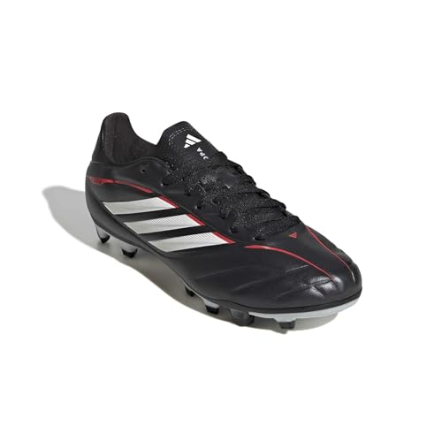 adidas Unisex Kinder COPA Pure IV Club Firm Ground/Multi Ground Football Boots Kids, core Black/FTWR White/Lucid red, 31 EU