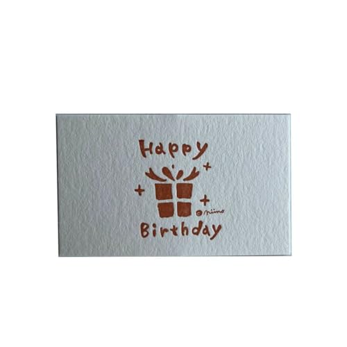 niino Ń~jbZ[WJ[h Happy Birthday F 55x91mm hTCY 10Zbg 001-1030