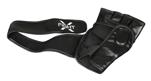 Fightx Mma Gloves For Men & Women Training Grip Wristwrap Gloves For Practice Boxing Fingerless Fighting Gloves Gloves For Adult Taekwondo Gloves Lightweight Karate Sparring Gloves (Black/White, S/M) #TOP5