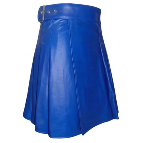 Falda escocesa de cuero transpirable que soluciona la rigidez del kilt