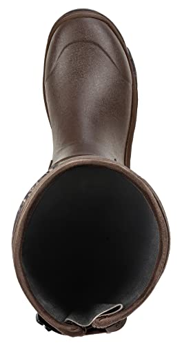 Korkers Men's Neo Storm Rubber Boots - Inuslated And Waterproof Multi-Season Mud Boots - Includes Interchangeable Ninety Degree Sole - Size 10/Camo #TOP6