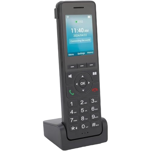 Téléphone VoIP sans réseau filaire Wi-Fi double SIM pour le télétravail