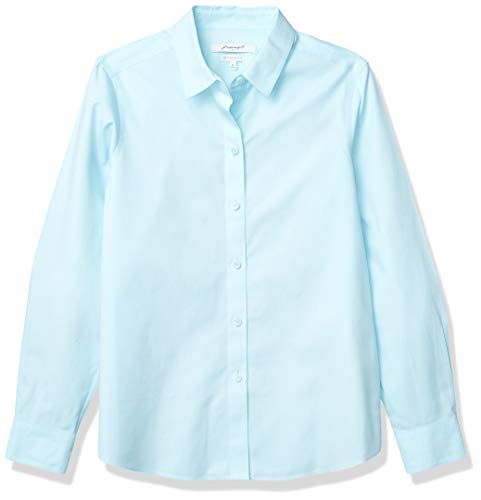 Foxcroft Women's Diane Non-Iron Pinpoint Shirt, Bahama, 14