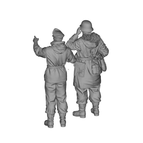 MKZ72022 1/72 Miniaturowy Model Wojskowy Dwóch Żołnierzy