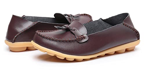 Image of VenusCelia Women's Decoration Comfy Walking Flat Loafer