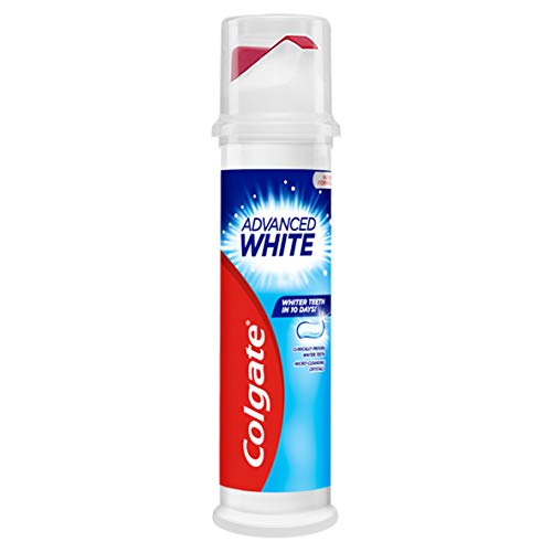 Colgate Advanced White Toothpaste Pump, 100ml