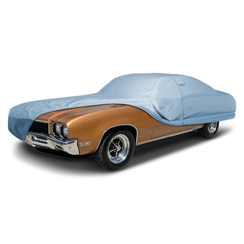 Image of iCarCover Premium Car Cover for 1965-1972 Buick GS, Gran Sport Heavy Duty Waterproof All-Weather Automobiles Custom Fit Indoor Outdoor UV Snow Protection Covers with Straps and Bag