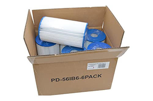 SPIRATO Lot de 6 cartouches filtrantes type B - Pour systèmes de filtration Intex