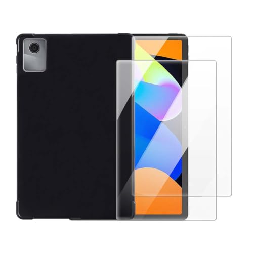 Housse Lenovo Lecoo Pad 11 antichoc avec verre trempé anti-rayures noir