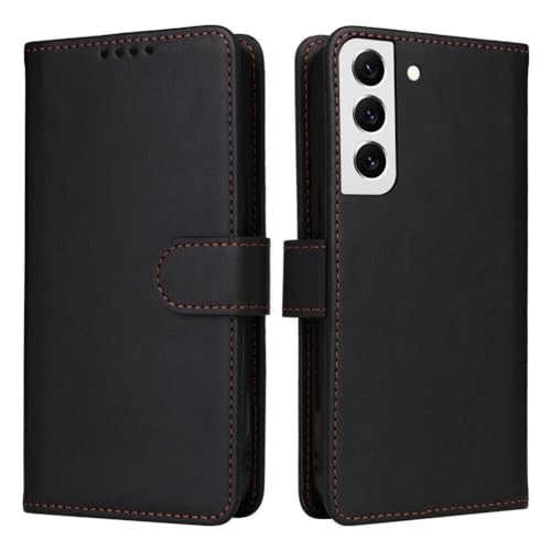 Portefeuille en cuir Samsung Galaxy S20 étui à rabat magnétique noir