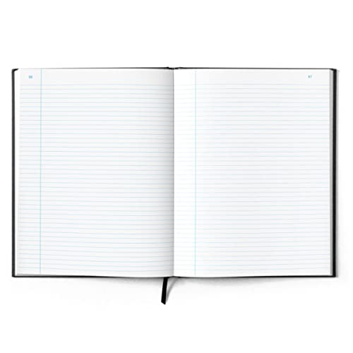 Vela Sciences N7-A Expanded Duracover Lab Notebook, 9.25 X 11.75 In (23.5 X 30 Cm), 144 Pages, Gray Saturated Weave, Permanent Bound, 70Lb Heavyweight Paper (1-Pack, Ruled) #TOP1