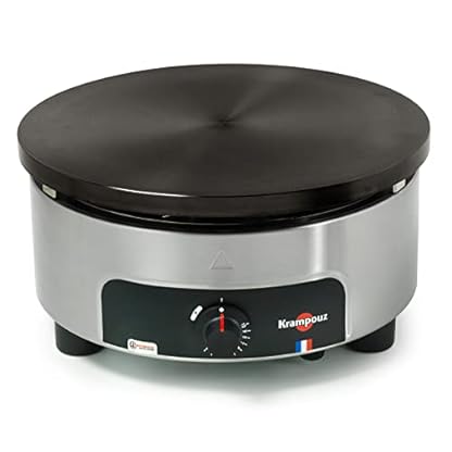 Crepes maker Crepesgerät 40cm Krampouz Komfort Rund Gas Thermostat mit Batteriezündung