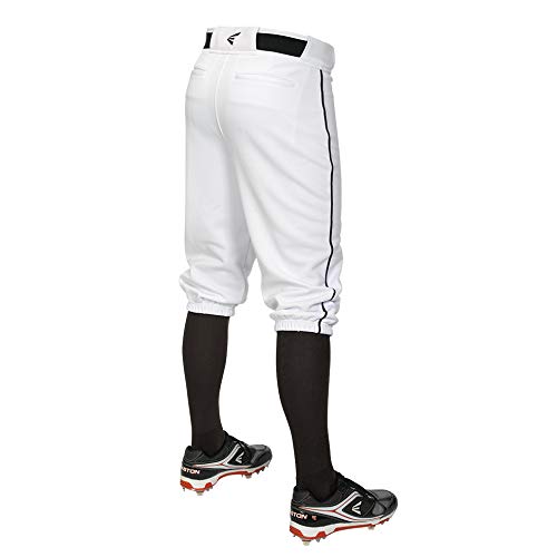 image for EASTON PRO+ KNICKER Baseball Pant | 2020 | Youth | Small | White Black