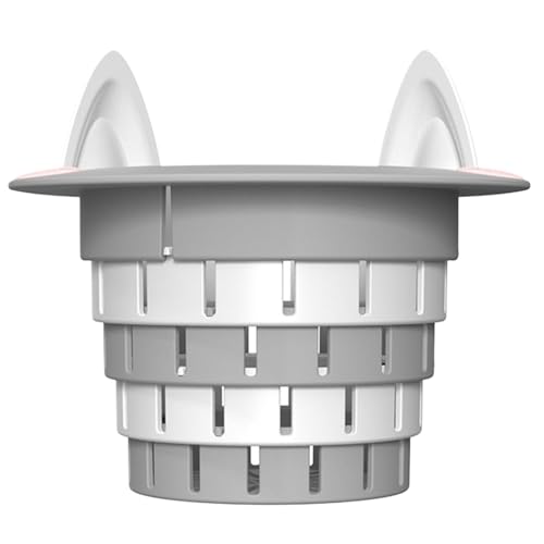 Filtre de vidange d'égout anti-obstruction gris avec couvercle de drain de sol de douche - 2