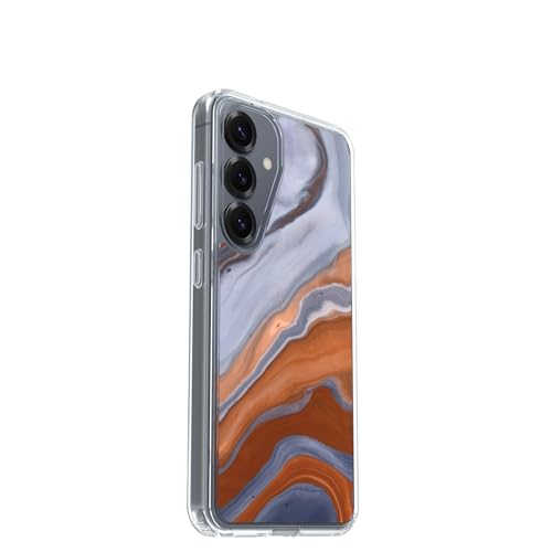 Image of OtterBox Samsung Galaxy S25 Symmetry Series Clear Magnet Case - High Desert Marble (Blue)