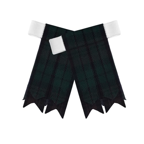Image of Scottish Tartan Kilt Flashes with Elastic Adjusters