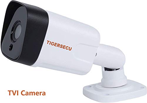 TIGERSECU 5MP Super HD-TVI Wired Security Camera for HD-TVI 1080P/2MP/5MP DVR, Weatherproof