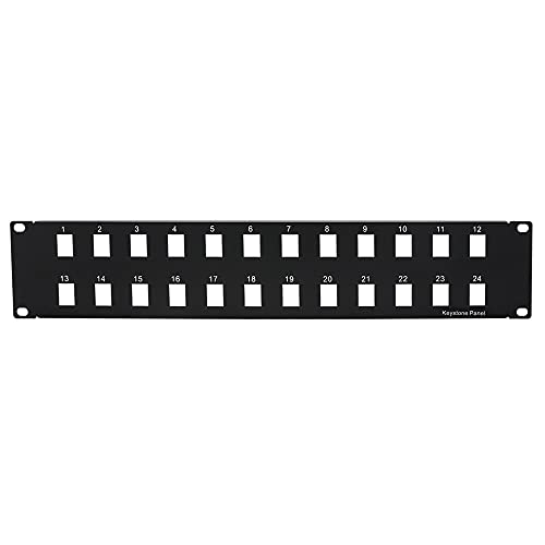 Telephone Patch Panel,Network Cabling Organizer 100 Pair 110 Voice Patch Panel Rackmount 19 Inch