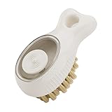 Cepillo de cocina, manejo fácil de usar, 9,6 x 5 x 4,5 cm, cepillo para fregadero, dispensador de jabón, agarre ergonómico antideslizante, para parrilla, horno