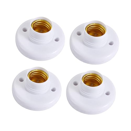 Image of 4Pcs Light Bulb Holder Bases Wall Ceilings Mounting Kitchen E27 Lamp Sockets | Lighting Parts & Accessories | Lamps, Lighting & Ceiling Fans