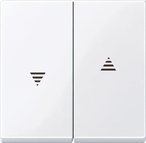 Preisvergleich Produktbild Merten 1329555 Serienwippe 432425 aktivweiss glänzend System M