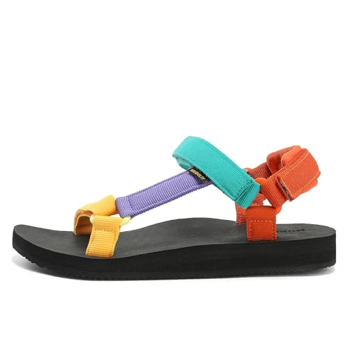 Image of Women's Original Sandals Comfortable Quick-Drying Casual Sport Sandal Walking Hiking Water Sandals With Arch Support
