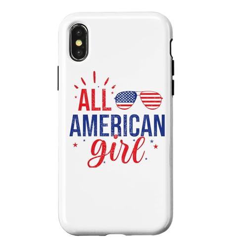 All American Girl 4th of July Girls Kids Sunglasses Family �X�}�z�P�[�X iPhone X/XS �p